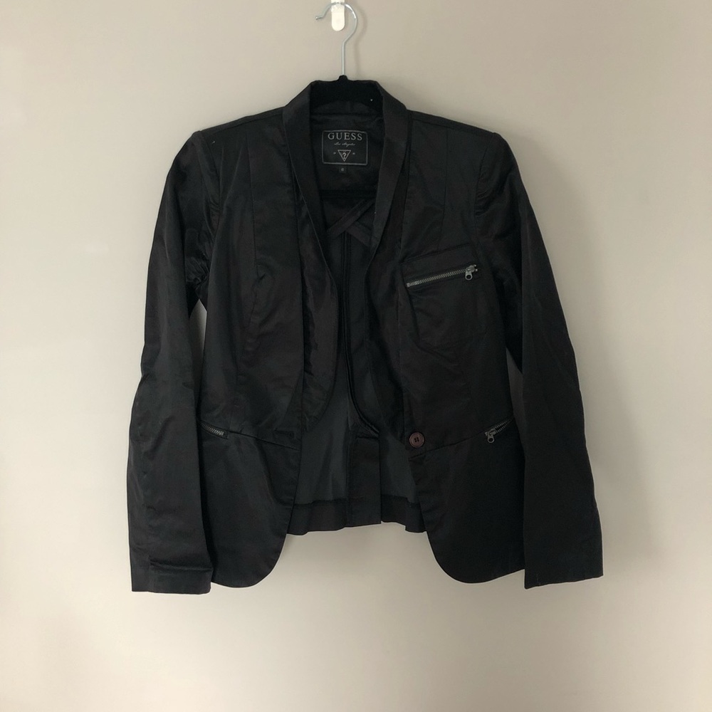 Guess black blazer